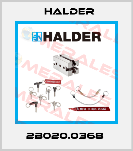 2B020.0368  Halder