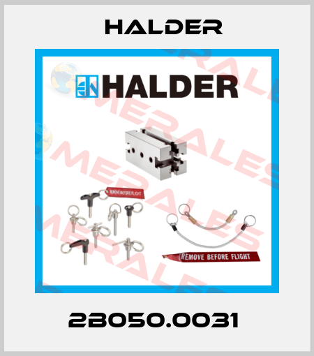2B050.0031  Halder