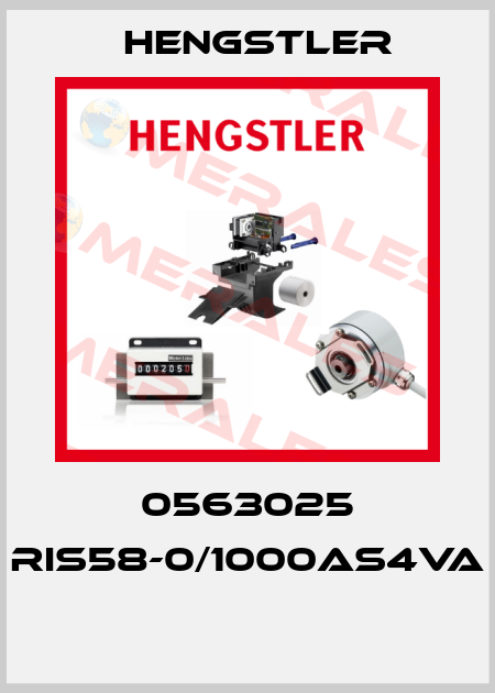0563025 RIS58-0/1000AS4VA  Hengstler