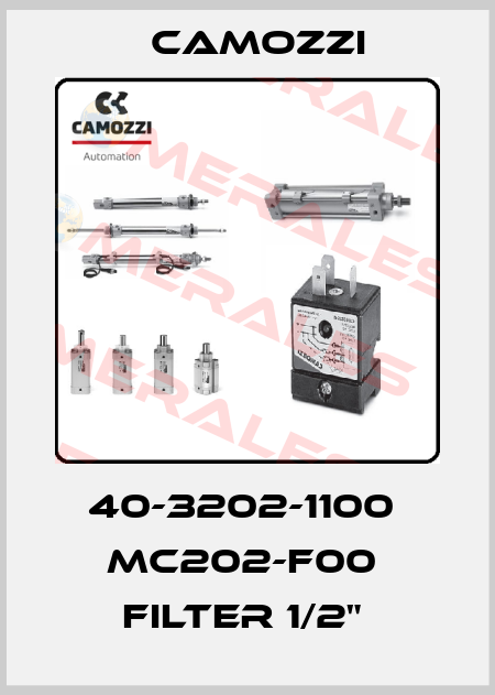40-3202-1100  MC202-F00  FILTER 1/2"  Camozzi