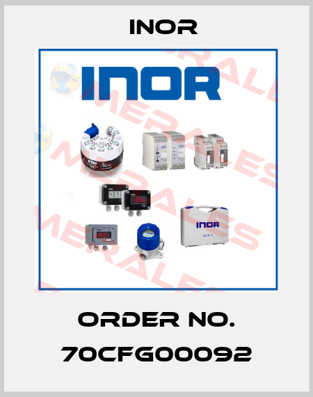 Order No. 70CFG00092 Inor