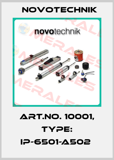 Art.No. 10001, Type: IP-6501-A502  Novotechnik