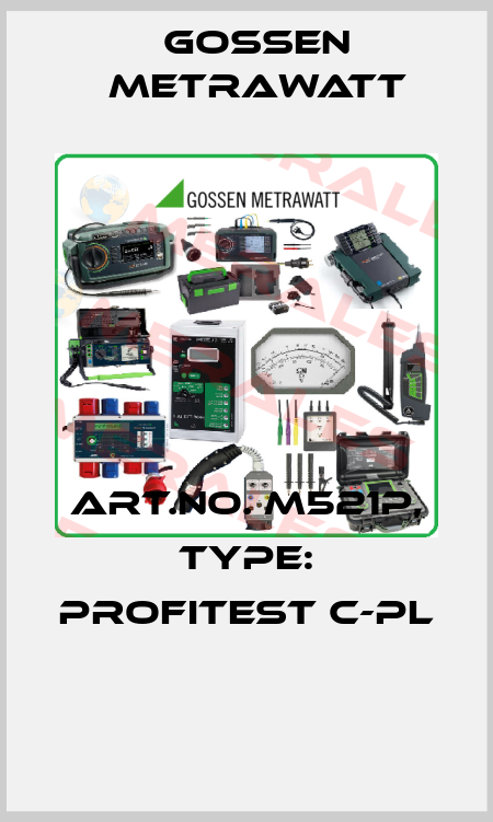 Art.No. M521P, Type: PROFITEST C-PL  Gossen Metrawatt