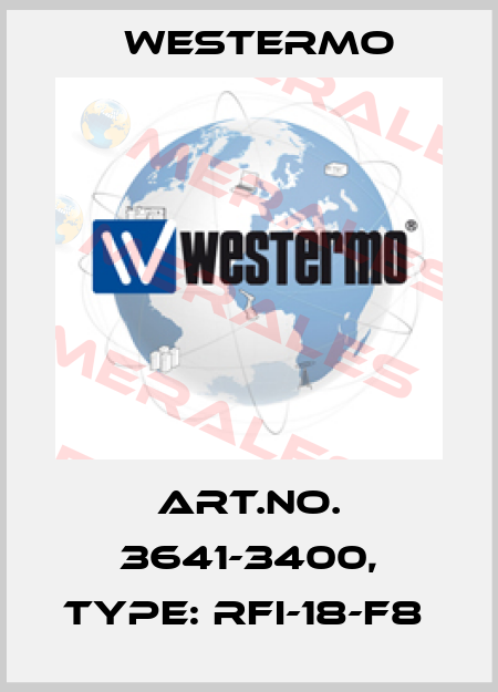 Art.No. 3641-3400, Type: RFI-18-F8  Westermo