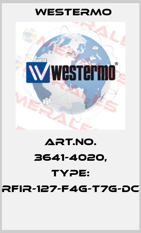Art.No. 3641-4020, Type: RFIR-127-F4G-T7G-DC  Westermo
