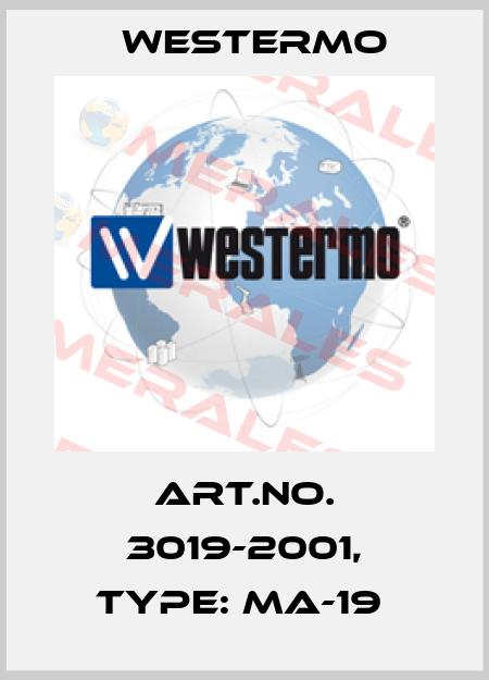 Art.No. 3019-2001, Type: MA-19  Westermo
