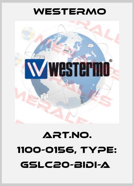 Art.No. 1100-0156, Type: GSLC20-Bidi-A  Westermo