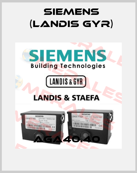 AGA40.40  Siemens (Landis Gyr)
