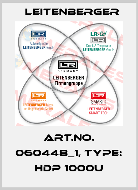 Art.No. 060448_1, Type: HDP 1000U Leitenberger