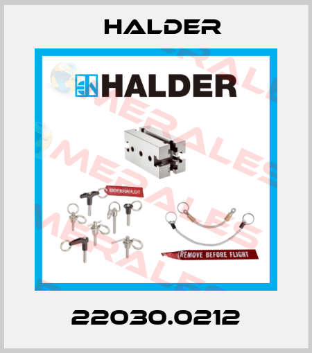 22030.0212 Halder