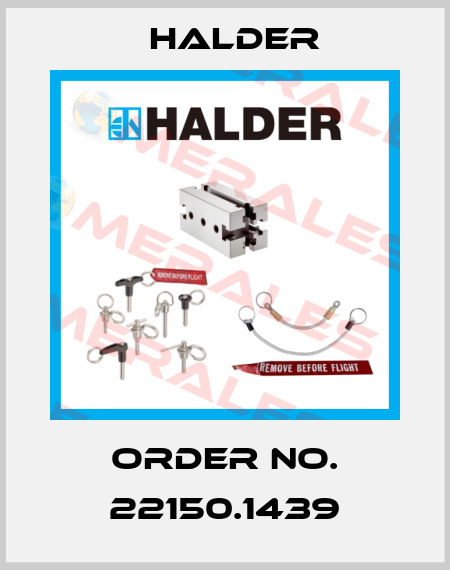 Order No. 22150.1439 Halder