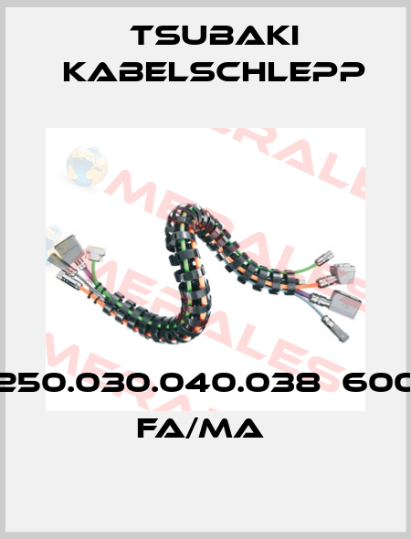 0250.030.040.038‐6000 FA/MA  Tsubaki Kabelschlepp