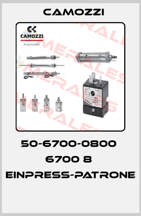 50-6700-0800  6700 8  EINPRESS-PATRONE  Camozzi