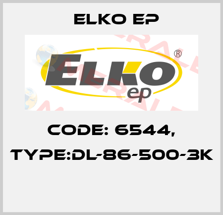 Code: 6544, Type:DL-86-500-3K  Elko EP