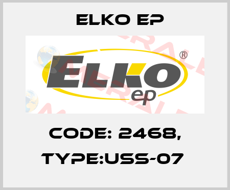 Code: 2468, Type:USS-07  Elko EP