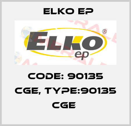 Code: 90135 CGE, Type:90135 CGE  Elko EP