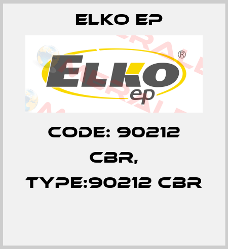 Code: 90212 CBR, Type:90212 CBR  Elko EP
