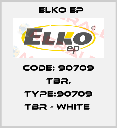 Code: 90709 TBR, Type:90709 TBR - white  Elko EP