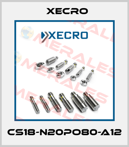 CS18-N20PO80-A12 Xecro