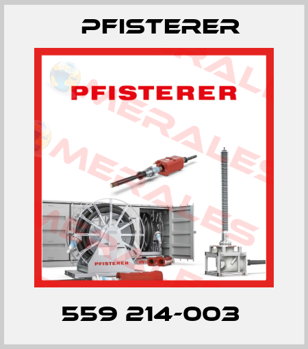 559 214-003  Pfisterer