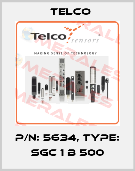 p/n: 5634, Type: SGC 1 B 500 Telco