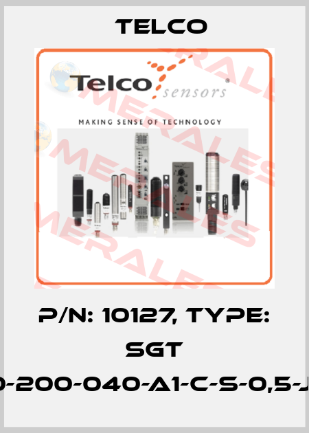 p/n: 10127, Type: SGT 10-200-040-A1-C-S-0,5-J5 Telco
