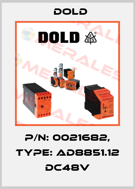 p/n: 0021682, Type: AD8851.12 DC48V Dold