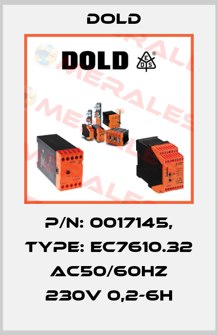 p/n: 0017145, Type: EC7610.32 AC50/60HZ 230V 0,2-6H Dold