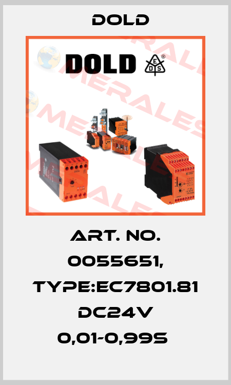 Art. No. 0055651, Type:EC7801.81 DC24V 0,01-0,99S  Dold