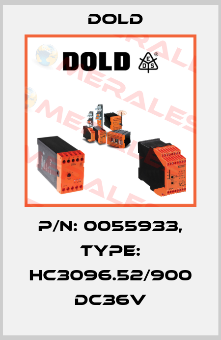 p/n: 0055933, Type: HC3096.52/900 DC36V Dold