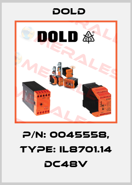p/n: 0045558, Type: IL8701.14 DC48V Dold