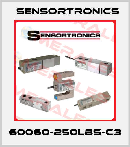 60060-250Lbs-C3 Sensortronics