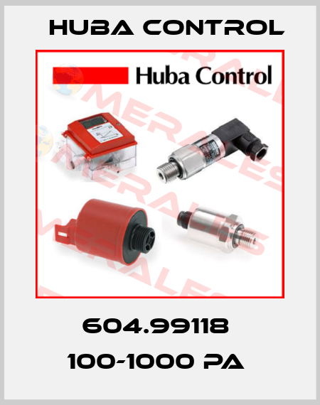 604.99118  100-1000 PA  Huba Control