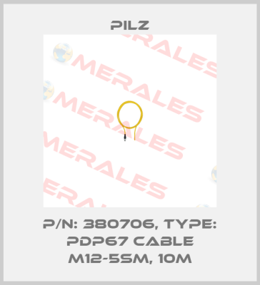 p/n: 380706, Type: PDP67 cable M12-5sm, 10m Pilz