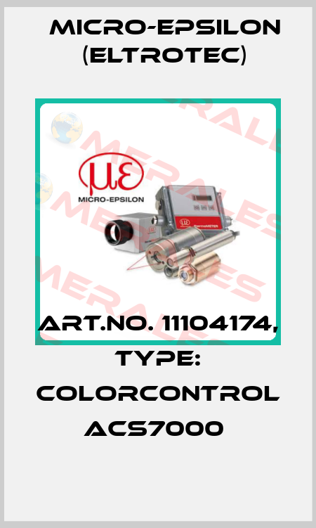 Art.No. 11104174, Type: colorCONTROL ACS7000  Micro-Epsilon (Eltrotec)