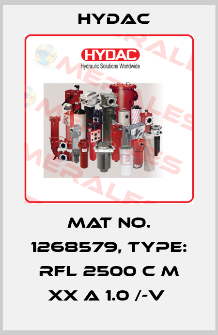 Mat No. 1268579, Type: RFL 2500 C M XX A 1.0 /-V  Hydac