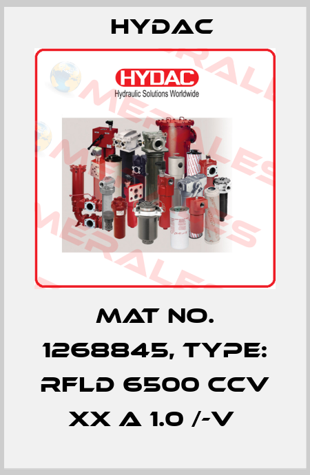 Mat No. 1268845, Type: RFLD 6500 CCV XX A 1.0 /-V  Hydac