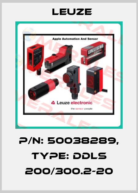 p/n: 50038289, Type: DDLS 200/300.2-20 Leuze