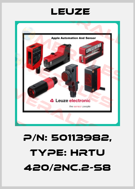 p/n: 50113982, Type: HRTU 420/2NC.2-S8 Leuze