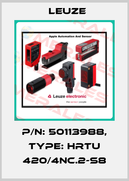 p/n: 50113988, Type: HRTU 420/4NC.2-S8 Leuze