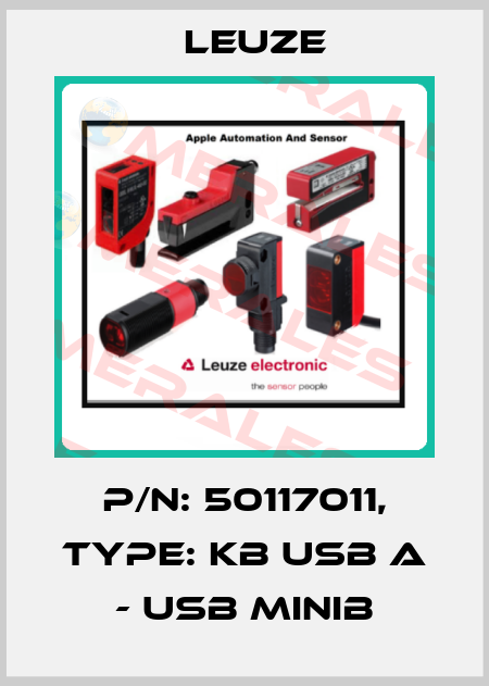 p/n: 50117011, Type: KB USB A - USB miniB Leuze
