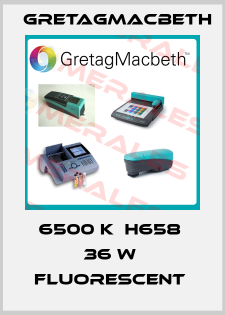 6500 K  H658  36 W  FLUORESCENT  GretagMacbeth