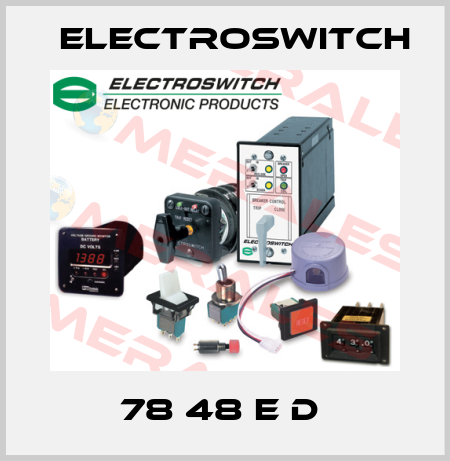 78 48 E D  Electroswitch