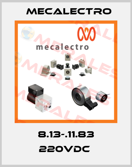8.13-.11.83 220VDC  Mecalectro
