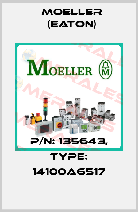 P/N: 135643, Type: 14100A6517 Moeller (Eaton)
