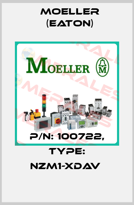 P/N: 100722, Type: NZM1-XDAV  Moeller (Eaton)