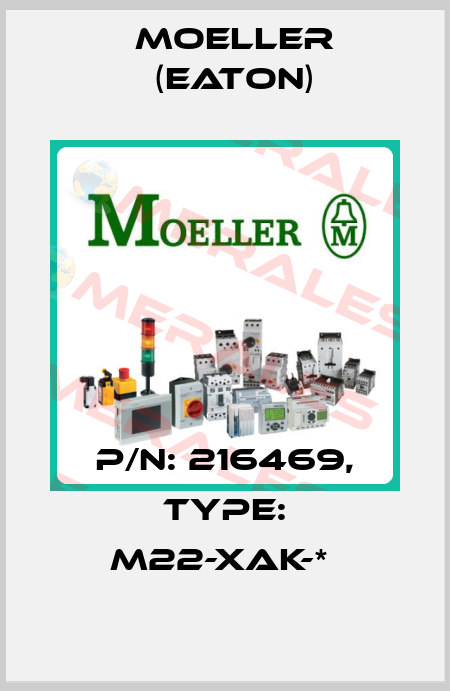 P/N: 216469, Type: M22-XAK-*  Moeller (Eaton)
