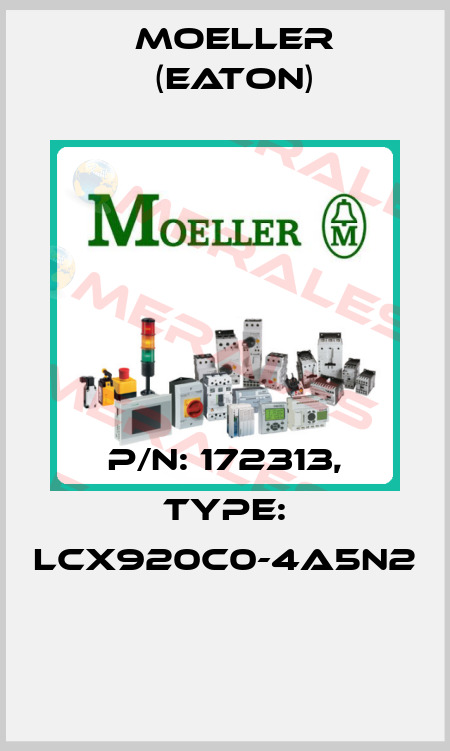 P/N: 172313, Type: LCX920C0-4A5N2  Moeller (Eaton)