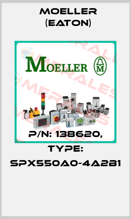 P/N: 138620, Type: SPX550A0-4A2B1  Moeller (Eaton)