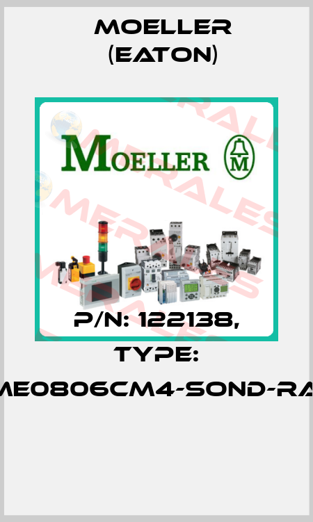P/N: 122138, Type: XME0806CM4-SOND-RAL*  Moeller (Eaton)